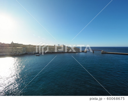 マルタ ヴァレッタ 聖エルモ砦 地中海 Fort St Elmo, Valletta, Malta 60068675