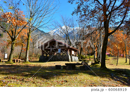 馬場島 中部山岳国立公園 紅葉 馬場島 中部山岳国立公園 紅葉 60068919