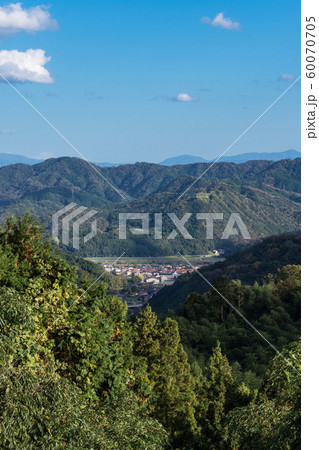 月山富田城 遠望 月山富田城 遠望 60070705