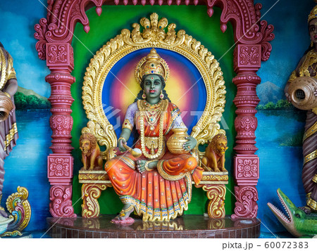 【シンガポールの風景】スリ・クリシュナン寺院の神像 60072383