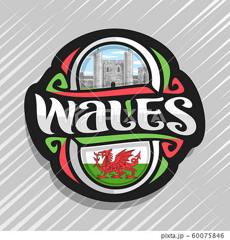 Vector logo for Wales Vector logo for Wales 60075846