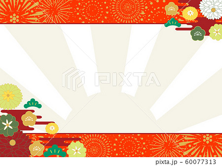 花火　お正月　和風　背景 60077313