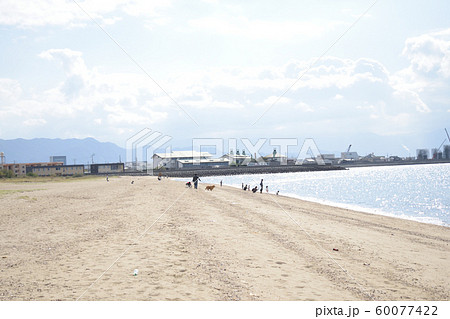 砂浜　観音寺　瀬戸内海 60077422