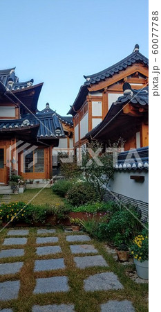 韓国の風景 韓屋 韓屋村 60077788