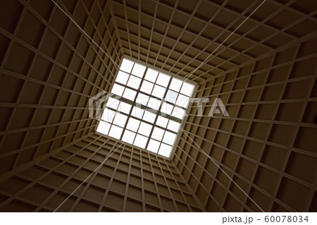 Top window, visual rhythm, straight style, bottom view 60078034