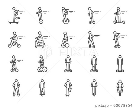 Personal transportation icon set. Personal transportation icon set. 60078354