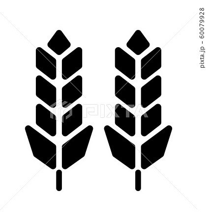 穀物 小麦 米 食糧 食料 農作物 アイコンのイラスト素材