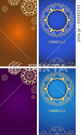 Background template with mandala designs Background template with mandala designs 60080243
