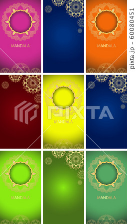 Background template with mandala designs Background template with mandala designs 60080451