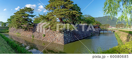 長野 松代城 太鼓門と太鼓門前橋 60080685