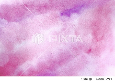 水彩絵の具ピンク色の写真素材