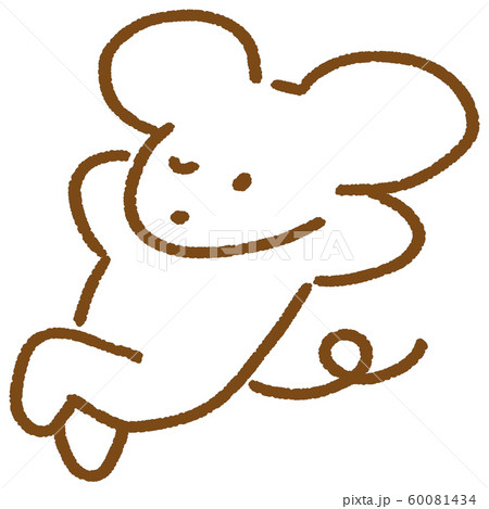 白いねずみ　子年　年賀　動物 60081434