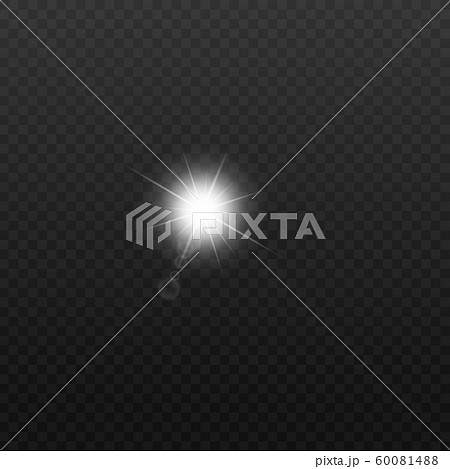 Sun or electric bulb flash light realistic effect vector illustration isolated. Sun or electric bulb flash light realistic effect vector illustration isolated. 60081488