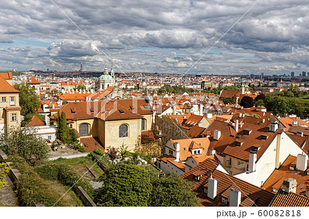プラハ城から街を眺める 60082818