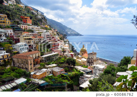 Travel in Italy. Amalfi coast with the sea Travel in Italy. Amalfi coast with the sea 60086762