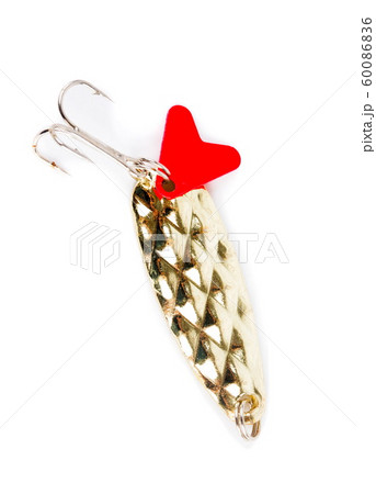 Fishing lure isolated on the white Fishing lure isolated on the white 60086836