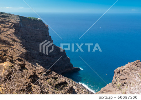 view from the top of the west coast la palma island 60087500
