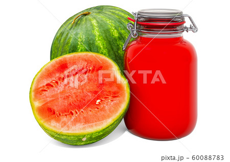 Jar of Watermelon Jam with watermelon Jar of Watermelon Jam with watermelon 60088783
