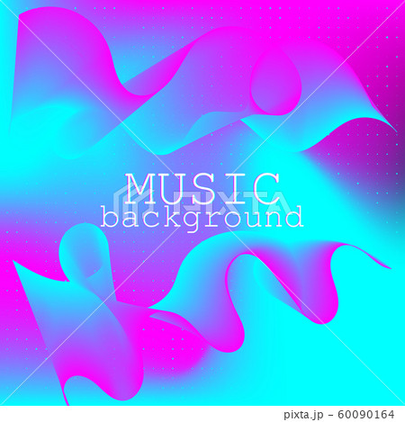 Sound Poster. Dynamic fluid shape. Music waves. Sound Poster. Dynamic fluid shape. Music waves. 60090164