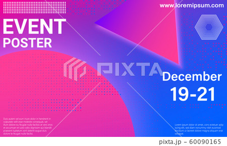 Event poster. Color elements.Vector illustration. 60090165