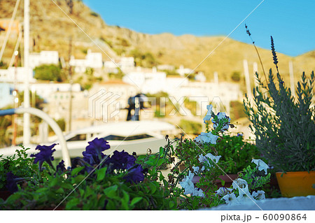 Beautiful view on island Hydra, Greece. 60090864