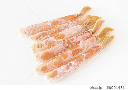 下準備して冷凍したカニの足 60091481