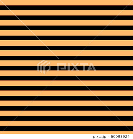 オレンジと黒のボーダーの背景のイラスト素材