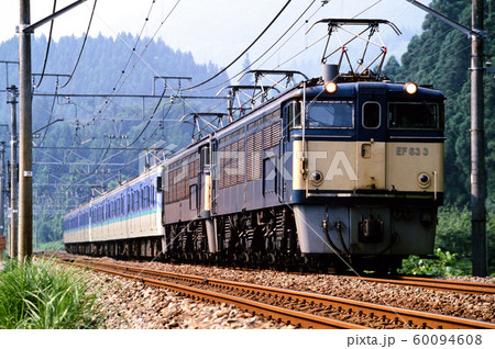 1996年 碓氷峠を行くEF6316と115系普通電車6両 1996年 碓氷峠を行くEF6316と115系普通電車6両 60094608