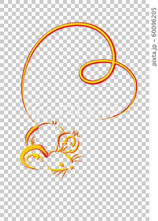 New year's card illustration 60096205