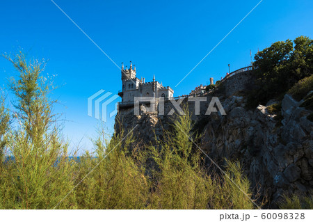 View of the Swallow's Nest on the Aurora Rock in 60098328