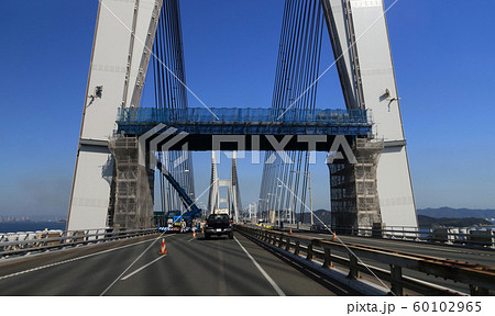 瀬戸大橋上り線(岩黒島橋・櫃石島橋・下津井瀬戸大橋) 瀬戸大橋上り線(岩黒島橋・櫃石島橋・下津井瀬戸大橋) 60102965