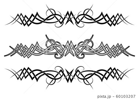 Celtic decorations. Old vintage elements Celtic decorations. Old vintage elements 60103207