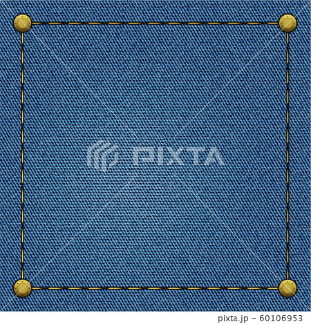 Frame on a blue denim background 60106953
