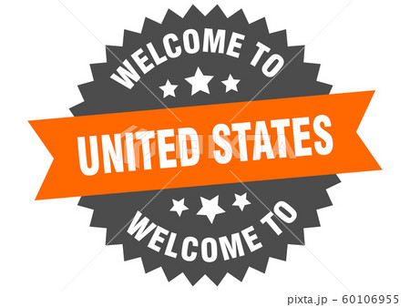 United States sign. welcome to United States United States sign. welcome to United States 60106955