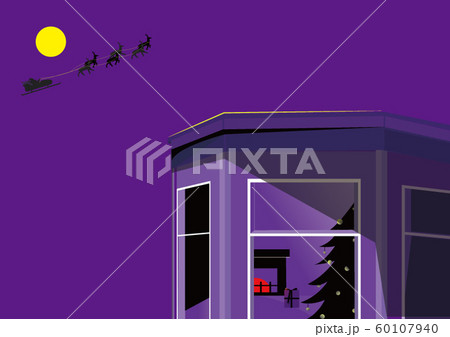 クリスマス そり サンタクロース 60107940