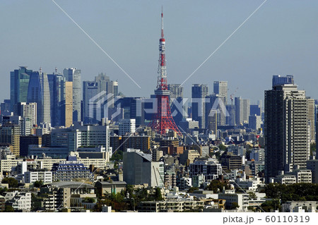 世田谷から見た東京タワー 世田谷から見た東京タワー 60110319