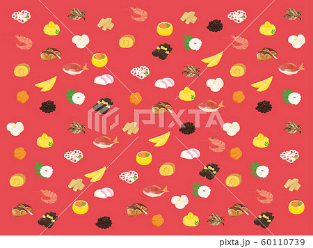 お節料理柄 お節料理柄 60110739