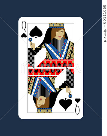 スペードのクイーンのデザイン スペードのクイーンのデザイン 60111069