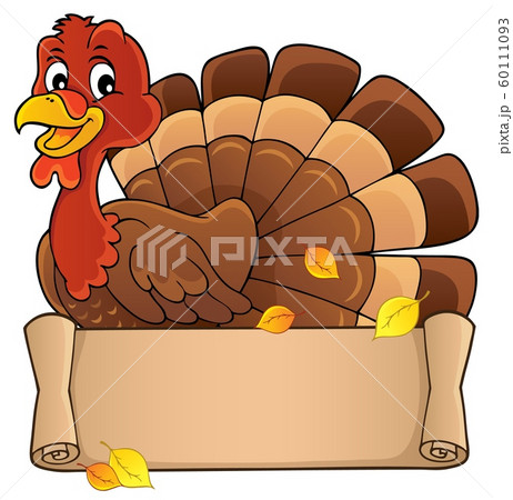 Turkey bird with banner theme 1 Turkey bird with banner theme 1 60111093