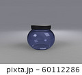 skin care product with blue glass cosmetic jar 60112286