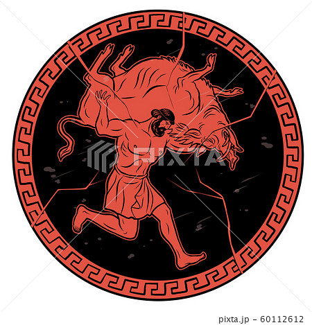 Erymanthian Boar 12 Labours Of Hercules Heraclesのイラスト素材