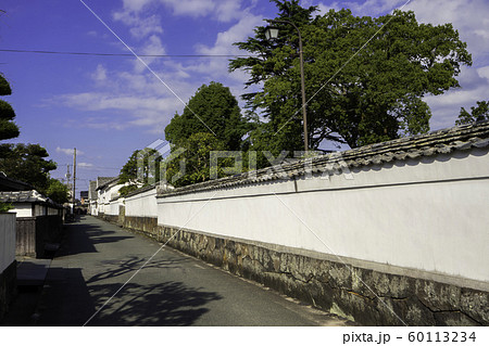 萩の街並み 菊屋横丁 白壁 山口県萩市 萩の街並み 菊屋横丁 白壁 山口県萩市 60113234