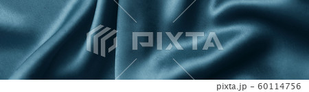 Silver silk background with a folds 60114756