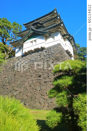 【東京都】晴天下の富士見櫓 【東京都】晴天下の富士見櫓 60114812