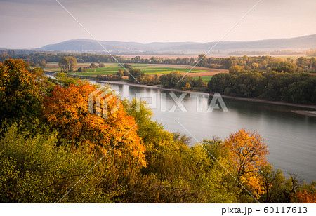 Autumn Landscape with River Autumn Landscape with River 60117613
