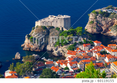Dubrovnik. Fort St. Lawrence in the morning. Dubrovnik. Fort St. Lawrence in the morning. 60119155