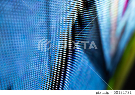 CloseUp LED blurred screen. LED soft focus CloseUp LED blurred screen. LED soft focus 60121781