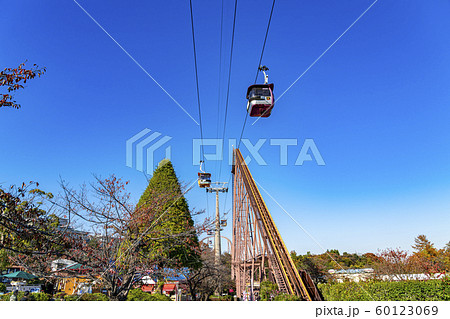 東京都 よみうりランド ゴンドラ スカイシャトルの写真素材