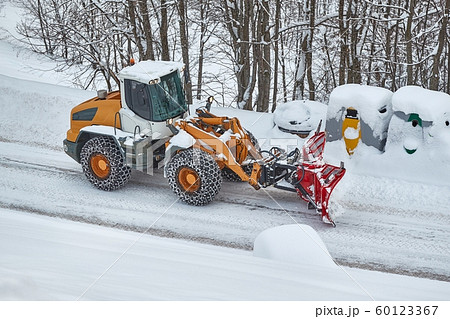 Winter road clearing snowplow 60123367