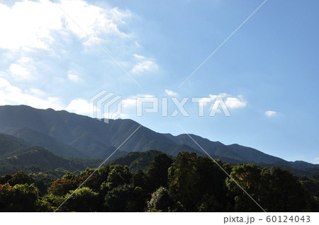 耳納連山の山容 60124043